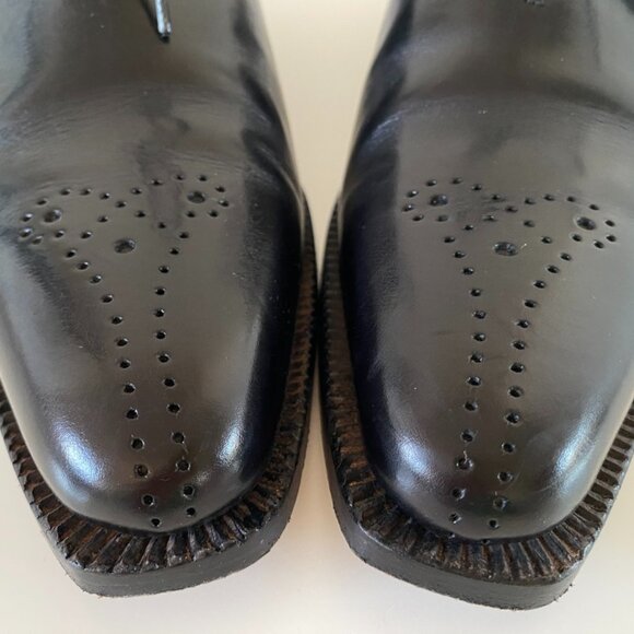 Italian Women's Wholecut Brogue Oxfords | Premium Calfskin | Custom Made - Picture 4 of 16